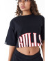 New Era Tricou crop cu imprimeu Chicago Bulls - Pled.ro