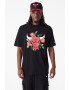 New Era Tricou supradimensionat unisex cu model grafic si floral Chicago Bulls - Pled.ro