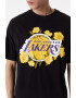 New Era Tricou unisex supradimensionat cu imprimeu grafic LA Lakers - Pled.ro