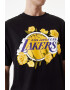 New Era Tricou unisex supradimensionat cu imprimeu grafic LA Lakers - Pled.ro