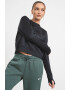 Nike Bluza crop de trening cu decolteu la baza gatului - Pled.ro