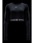 Nike Bluza crop pentru fitness Dri Fit Pro - Pled.ro