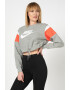 Nike Bluza sport crop cu imprimeu logo - Pled.ro