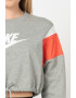 Nike Bluza sport crop cu imprimeu logo - Pled.ro