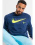 Nike Bluza sport cu decolteu la baza gatului si imprimeu logo contrastant Sportswear - Pled.ro