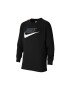 Nike Bluza sport cu decolteu la baza gatului si imprimeu logo contrastant Sportswear Club - Pled.ro