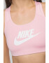 Nike Bustiera cu tehnologie Dri-FIt si imprimeu logo pentru fitness Swoosh - Pled.ro