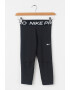 Nike Colanti capri cu banda in talie cu imprimeu text si tehnologie Dri-FIT pentru antrenament Pro - Pled.ro