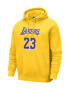 Nike Hanorac cu buzunar kangaroo pentru baschet Lakers - Pled.ro