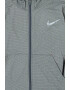 Nike Hanorac cu fermoar si logo pentru fitness Dri-Fit - Pled.ro