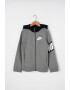 Nike Hanorac cu fermoar si captuseala din material fleece Core Amplify - Pled.ro