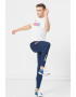 Nike Pantaloni cu tehnologie Dri-Fit si buzunare oblice pentru fotbal Paris Saint-Germain - Pled.ro