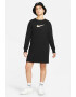 Nike Rochie sport cu maneci cazute si imprimeu logo Sportswear - Pled.ro