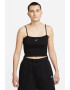 Nike Top crop cu decolteu patrat Essentials - Pled.ro