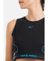 Nike Top crop cu tehnologie Dri-Fit pentru antrenament Pro - Pled.ro