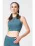 Nike Top crop cu tehnologie Dri-Fit si fenta cu fermoar pentru fitness Pro - Pled.ro