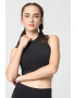 Nike Top crop cu tehnologie Dri-Fit si fenta cu fermoar pentru fitness Pro - Pled.ro