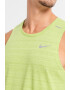 Nike Top cu tehnologie Dri-Fit si detalii reflectorizante pentru alergare Miler - Pled.ro