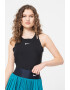 Nike Top cu tehnologie Dri-Fit si spate decupat pentru tenis Advantage - Pled.ro