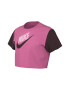 Nike Tricou crop cu imprimeu logo Essential - Pled.ro