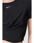 Nike Tricou crop cu model rasucit pentru antrenament One Luxe - Pled.ro