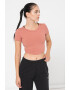 Nike Tricou crop cu tehnologie Dri-Fit pentru fitness - Pled.ro