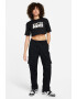 Nike Tricou crop de bumbac - Pled.ro