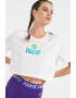 Nike Tricou crop lejer cu imprimeu - Pled.ro