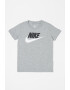 Nike Tricou cu decolteu la baza gatului si imprimeu logo - Pled.ro