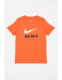 Nike Tricou cu decolteu la baza gatului si imprimeu Swoosh - Pled.ro