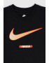 Nike Tricou cu decolteu la baza gatului si logo - Pled.ro