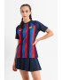 Nike Tricou cu detalii logo si tehnologie Dri-Fit pentru fotbal F.C. Barcelona - Pled.ro