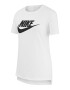 Nike Tricou cu imprimeu logo si terminatie asimetrica Sportswear Futura - Pled.ro