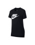 Nike Tricou cu imprimeu logo si terminatie asimetrica Sportswear Futura - Pled.ro