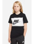 Nike Tricou cu logo si decolteu la baza gatului - Pled.ro