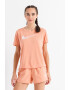 Nike Tricou cu terminatie asimetrica si tehnologie Dri-Fit pentru alergare Swoosh - Pled.ro