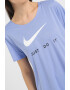 Nike Tricou lejer cu logo si decolteu rotund pentru alergare - Pled.ro