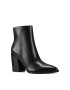 NINE WEST Botine de piele cu toc masiv Bryson - Pled.ro