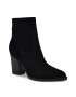 NINE WEST Botine din piele intoarsa cu toc masiv Taytay - Pled.ro