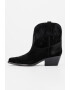 NINE WEST Botine western de piele intoarsa Texen - Pled.ro