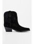 NINE WEST Botine western de piele intoarsa Texen - Pled.ro