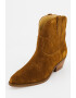 NINE WEST Botine western de piele intoarsa Texen - Pled.ro