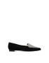 NINE WEST Pantofi loafer de piele intoarsa cu garnitura houndstooth Abay - Pled.ro