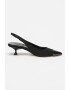 NINE WEST Pantofi slingback cu varf ascutit si toc kitten Work It - Pled.ro