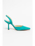 NINE WEST Pantofi slingback de piele intoarsa Hurry - Pled.ro