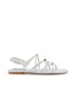 NINE WEST Sandale dama 555490 Piele ecologica Alb - Pled.ro