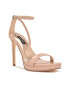 NINE WEST Sandale de piele ecologica cu aspect lacuit Zilo - Pled.ro