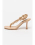 NINE WEST Sandale de piele ecologica cu bareta infasurabila Yippie - Pled.ro