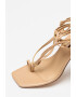 NINE WEST Sandale de piele ecologica cu bareta infasurabila Yippie - Pled.ro