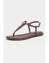 NINE WEST Sandale de piele ecologica cu bareta separatoare Dayna - Pled.ro